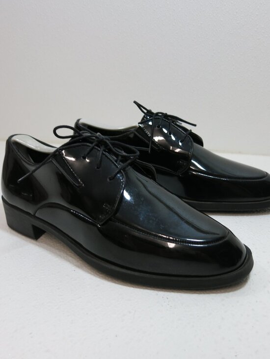 Pronto-Uomo Patent Leather Dress Oxfords Men\'s Comfort Dress Footwear Sz 8.5 D main image 4